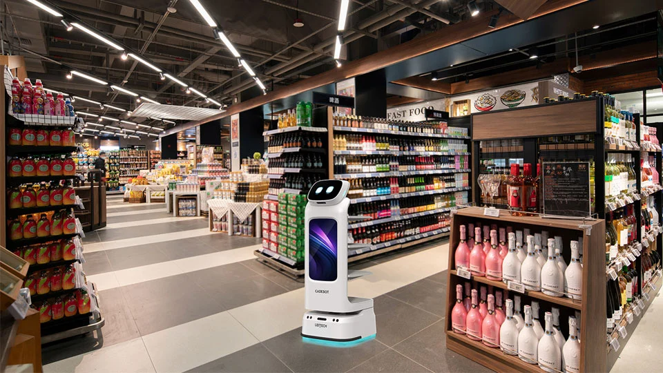 Food Delivery Robot used in Supermarkets