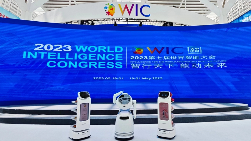 UBTECH showcased a range of commercial service robots at the World Intelligence Congress